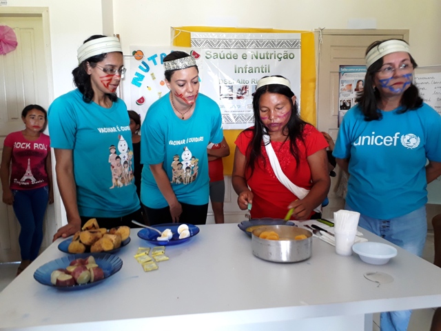 SESAI: Sesai/MS e Unicef fecham o primeiro ciclo de oficinas de segurança alimentar com indígenas do Alto Rio Purus (AC).
