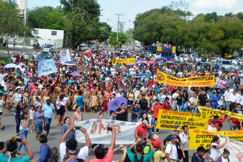 CIR:  VII Marcha dos povos indígenas de Roraima: dois mil indígenas cobraram cumprimento dos direitos garantidos na Constituição Federal Brasileira de 1988 e Convenção 169 da OIT