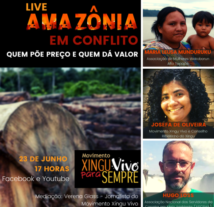 MOVIMENTO XINGU SEMPRE VIVO: Debate Amazônia em conflito: quem põe preço e quem dá valor – a disputa entre os predadores e os povos da floresta