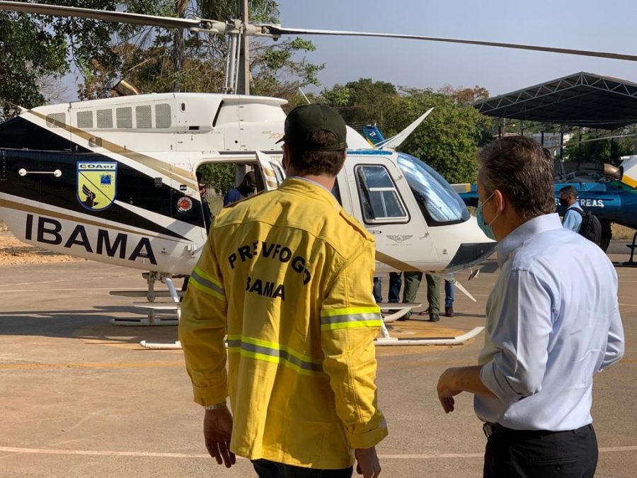 MMA: Ministro do Meio Ambiente sobrevoa regiões afetadas pelo fogo no Mato Grosso