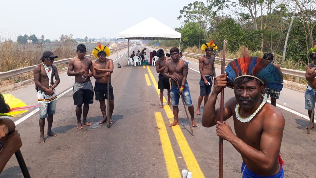 AMAZÔNIA REAL: Indígenas Kayapó querem dialogar com o governo federal e mantêm o protesto na BR-163