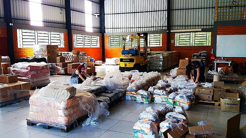 BRASIL DE FATO: Ação de solidariedade promove doação de alimentos para indígenas da Reserva Ligeiro