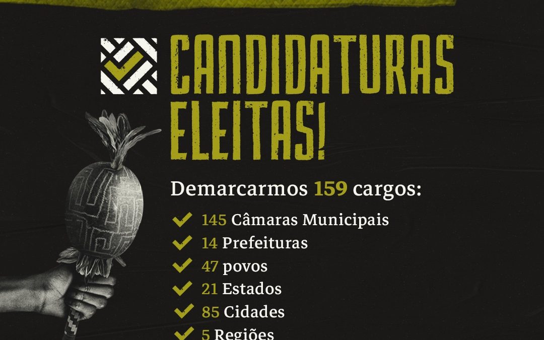 CAMPANHA INDÍGENA: Candidaturas eleitas!