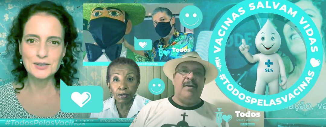 JORNAL DA USP: #TodosPelasVacinas une artistas e cientistas em ações pró-vacinação contra a covid-19​