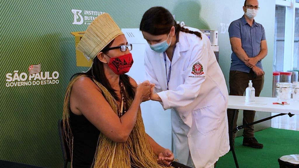 AMAZÔNIA REAL: “O Brasil todo é terra indígena, é pindorama. Temos que ser vacinados”, diz Vanuza Kaimbé