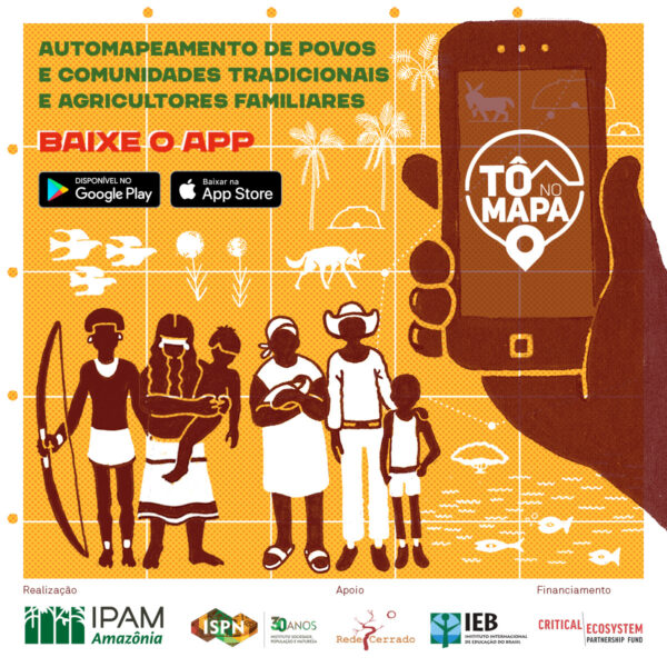 IEB: Novo app permite que comunidades tradicionais se localizem no mapa