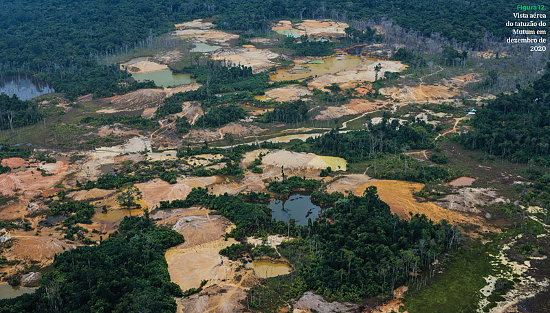 BRASIL DE FATO: Garimpo ilegal desmatou o equivalente a 500 campos de futebol na TI Yanomami em 2020
