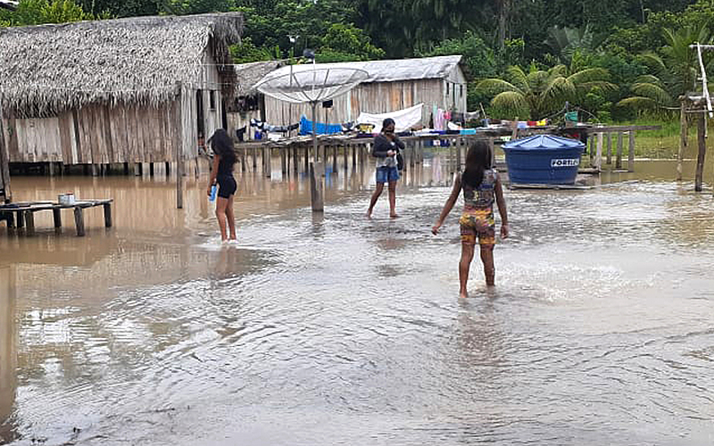 BRASIL DE FATO: Cheia no Acre: “Nem os antigos viram uma enchente como essa”, diz indígena