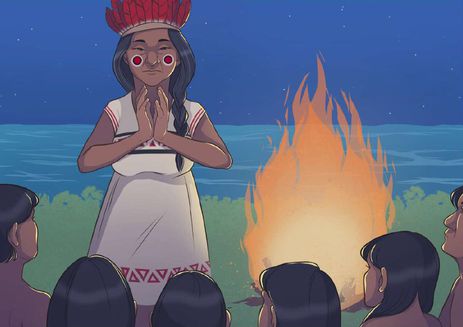APIB: História em quadrinhos retrata língua indígena de sinais