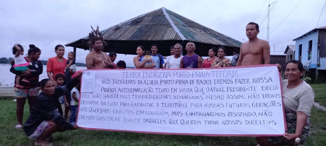 CIMI: Autodemarcação do Médio Solimões: Kokama e Ticuna da Terra Indígena Porto Praia de Baixo defendem seu território