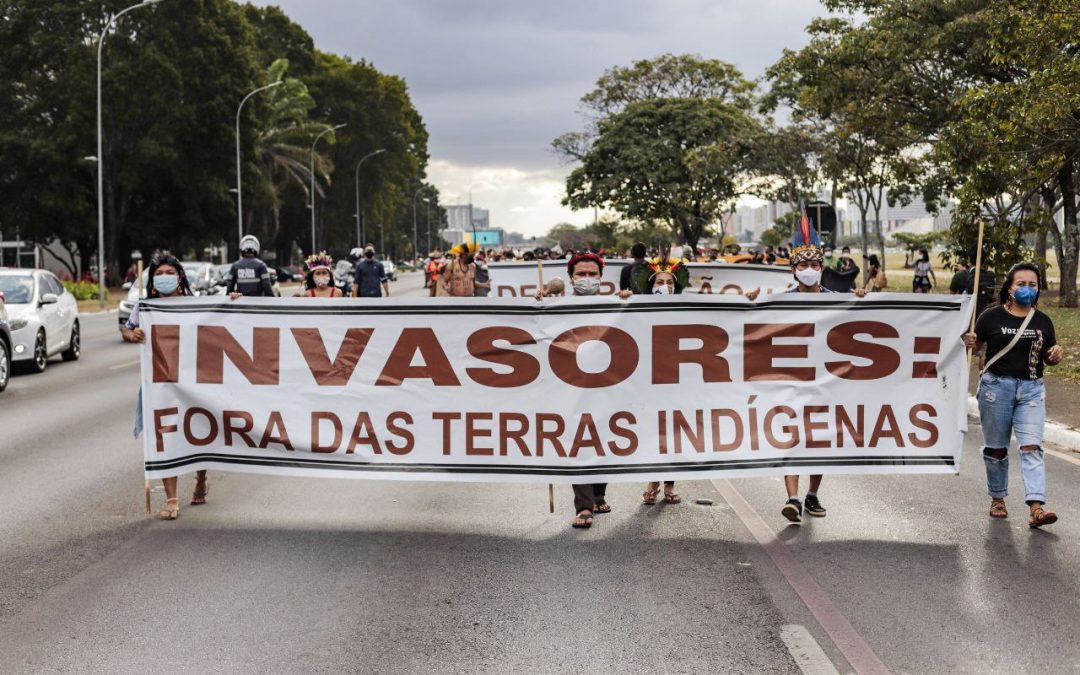 APIB: Movimento indígena realiza protesto em frente à sede da ANM contra mineração em territórios indígenas nesta quinta (17)