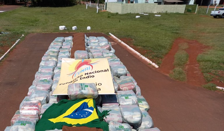 FUNAI: Funai distribui 4,2 mil cestas de alimentos para famílias indígenas do Mato Grosso do Sul