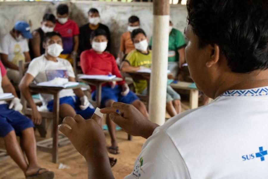 ONU BRASIL: OIM atua na prevenção contra malária e COVID-19 em terra Yanomami