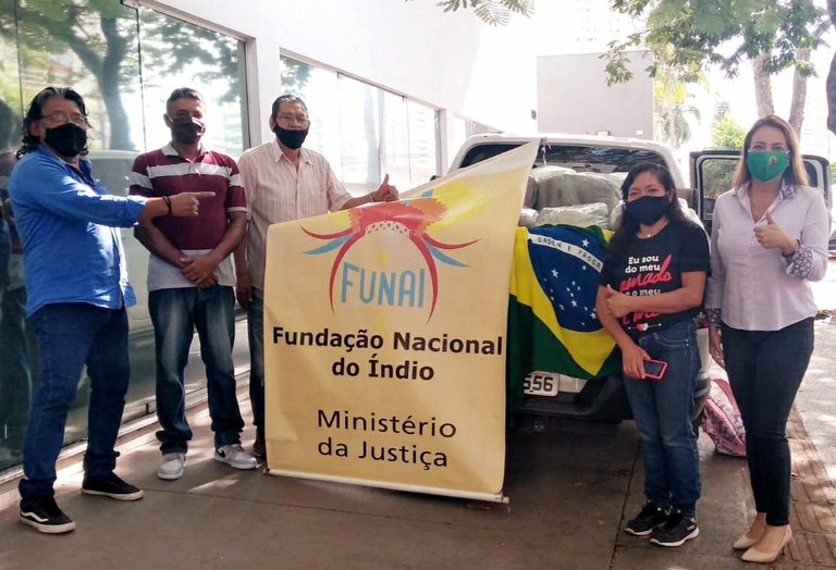 FUNAI: Funai entrega 8,2 toneladas de alimentos para três comunidades indígenas no MS