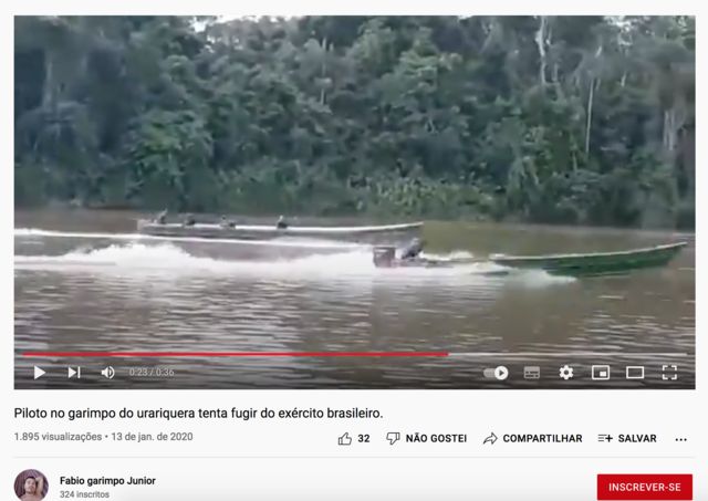 AMAZÔNIA NOTÍCIA E INFORMAÇÃO: GARIMPEIRO ILEGAL MOSTRA NO YOUTUBE FUGAS E DRIBLES À FISCALIZAÇÃO EM TERRA YANOMAMI