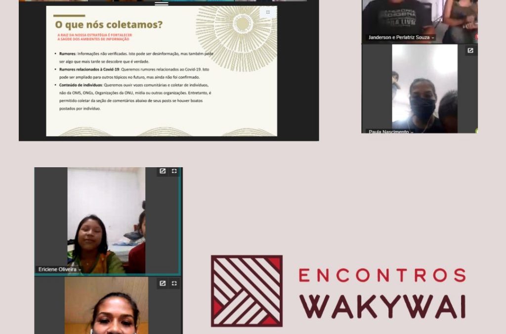 CIR: Comunicadores Rede Wakywai recebem mais uma formação para o enfrentamento à COVID-19￼