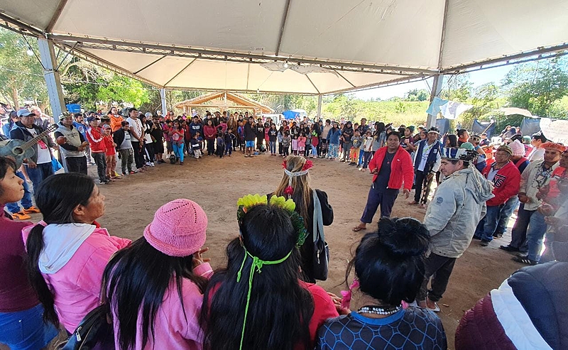 BRASIL DE FATO: Assembleia do povo Avá-Guarani reúne cerca de 300 lideranças indígenas no oeste do Paraná