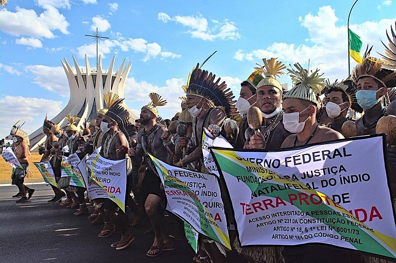 BRASIL DE FATO: Sem demarcação, não há democracia: povos indígenas definem tema do Acampamento Terra Livre 2023