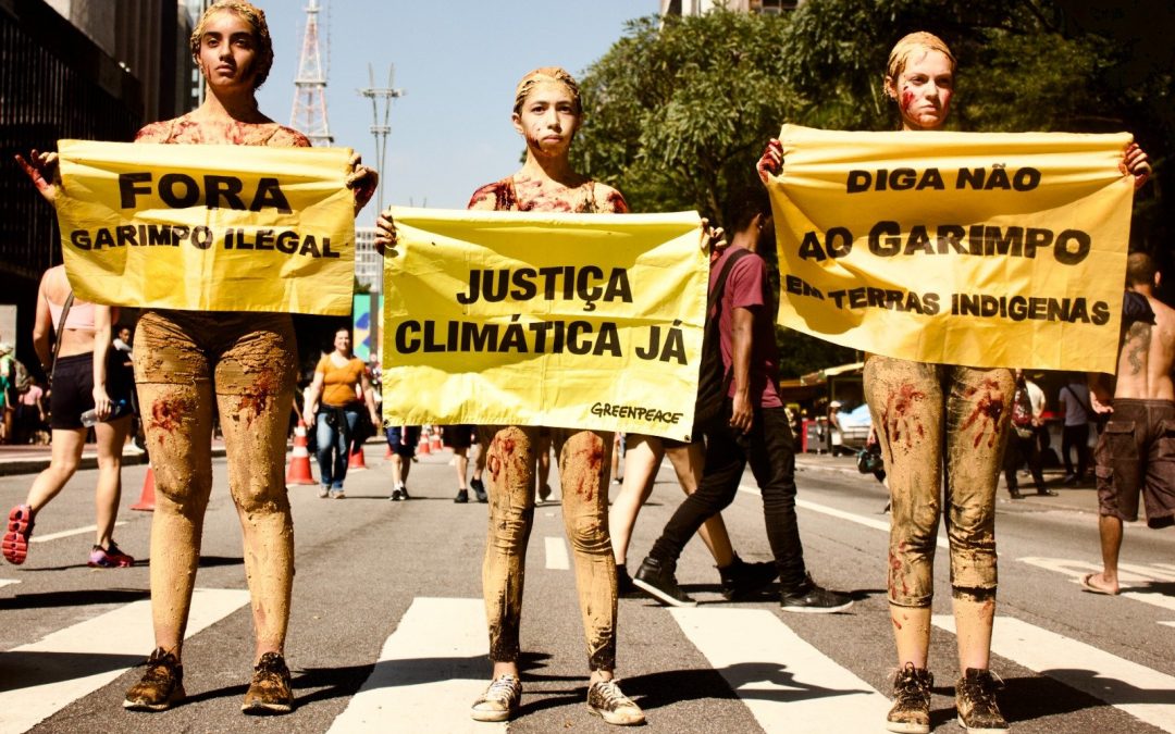 GREENPEACE: Voluntários e voluntárias se mobilizaram contra o garimpo ilegal na Amazônia