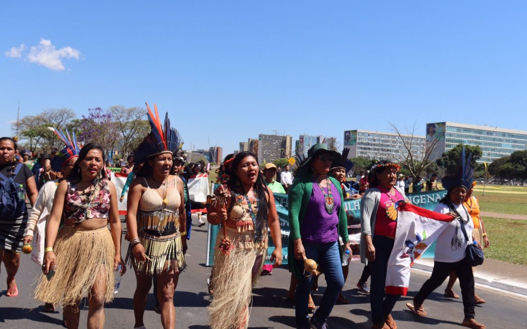 CIR: Mulheres indígenas de Roraima ecoaram suas vozes na III Marcha histórica em Brasília