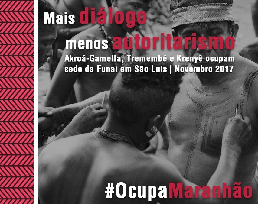 MOV INDÍGENA: Povos mobilizados na Funai de São Luís (MA) repudiam postura da coordenadora-substituta regional do órgão