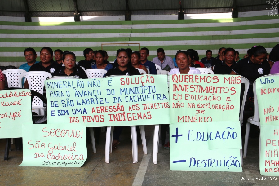 ISA: População indígena protesta contra mineração em São Gabriel da Cachoeira (AM)