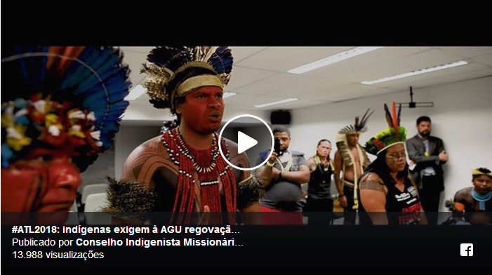 CONSELHO INDIGENISTA MISSIONÁRIO: Vídeo: indígenas exigem da AGU regovação do “Parecer do Genocídio”