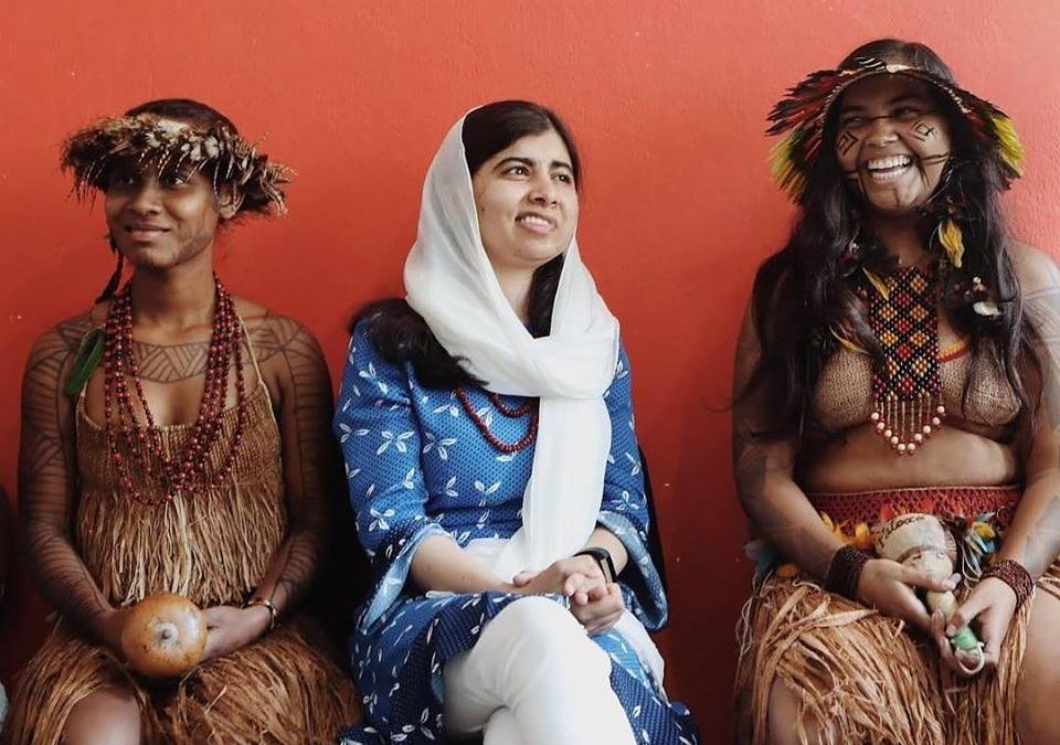 FUNAI: Malala Yousafzai visita o Brasil e declara apoio à educação de jovens indígenas
