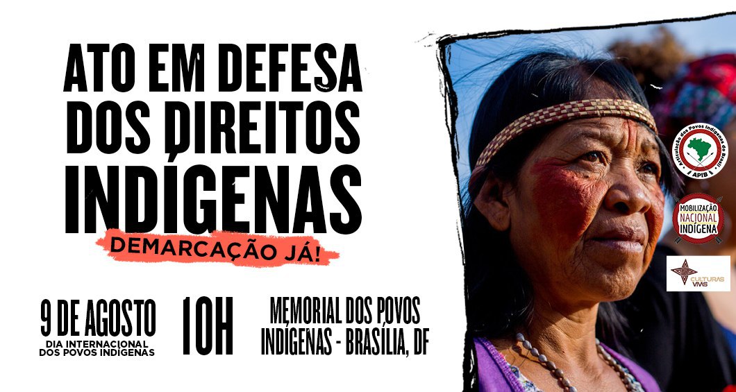 CTI:  Ato em defesa dos direitos indígenas critica Parecer que paralisa demarcações de terra