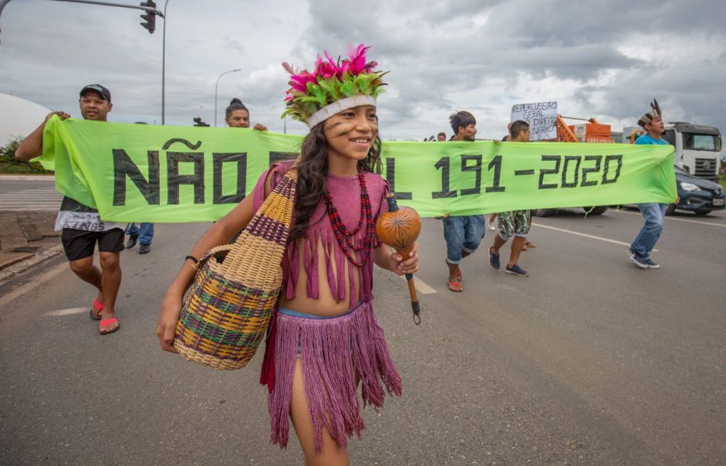 CIMI: Após marcha, povos indígenas da região Sul pedem a Maia que devolva PL 191 a Bolsonaro