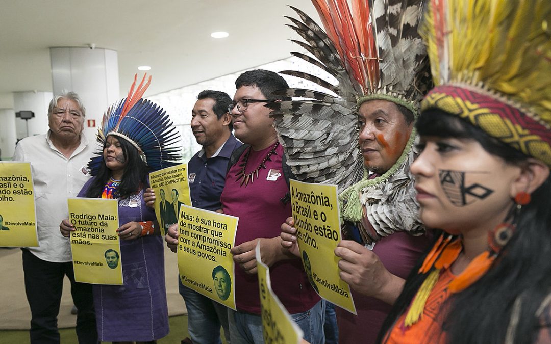 BRASIL DE FATO: Indígenas encontram Maia e pedem apoio contra PL que libera mineração em territórios