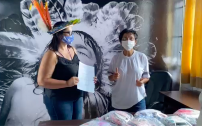 KANINDÉ: COSTURAS DE AMOR DOA 300 MÁSCARAS PARA KANINDÉ DISTRIBUIR ENTRE INDÍGENAS