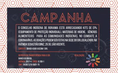 CIR: CAMPANHA DO CIR AJUDA COMUNIDADES NA LUTA CONTRA A COVID-19