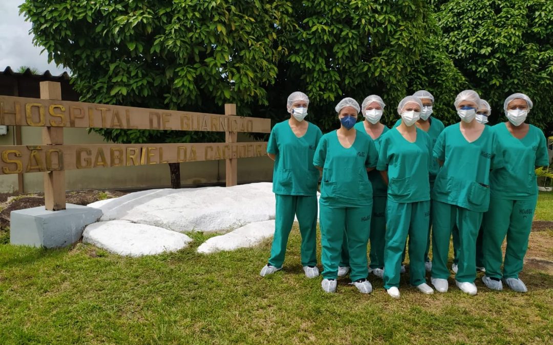 DEFESA: Profissionais e saúde do Exército reforçam equipes do Hospital de Guarnição de São Gabriel da Cachoeira, no Amazonas