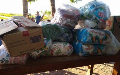 CIR: EM ISOLAMENTO, COMUNIDADE CANAUANIM RECEBE ALIMENTOS E ORIENTAÇÕES PARA SE PROTEGER DA COVID-19