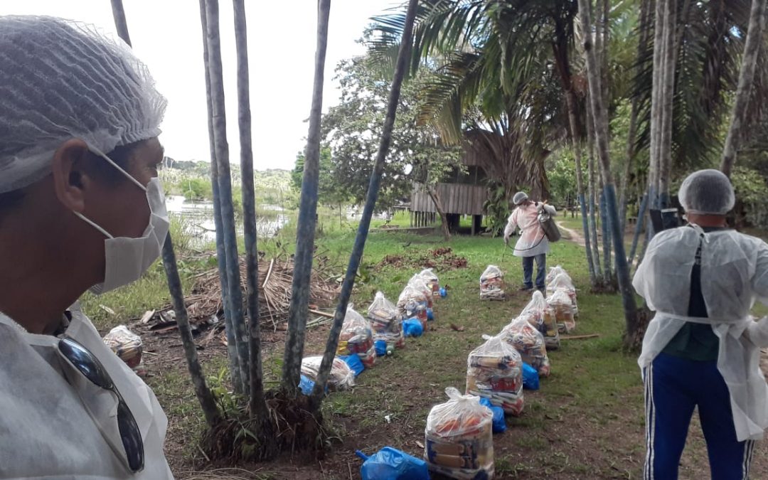 FUNAI: Coordenação Médio Purus da Funai distribuiu cerca de 900 cestas de alimentos; veja vídeo