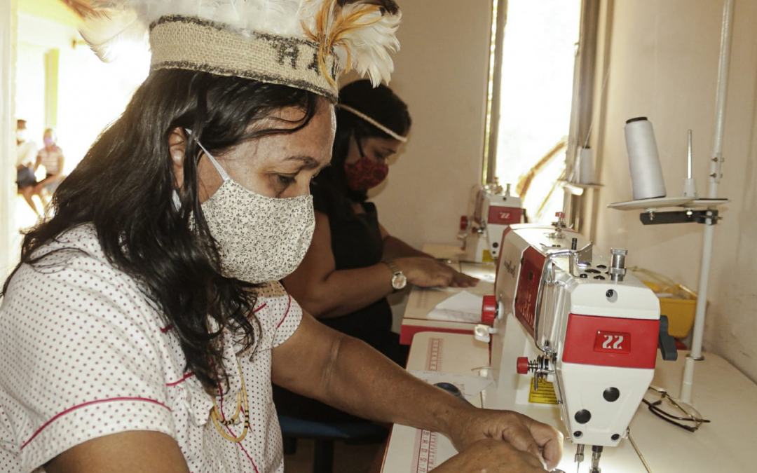 FUNAI: No Nordeste, costureiras indígenas produzem máscaras de proteção contra a Covid-19