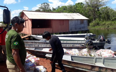 FUNAI: Terras indígenas do Mato Grosso e Parque do Xingu recebem quase 500 cestas de alimentos