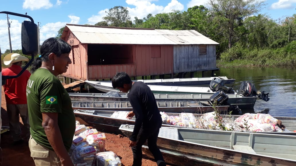 FUNAI: Terras indígenas do Mato Grosso e Parque do Xingu recebem quase 500 cestas de alimentos