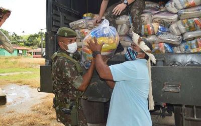 DEFESA: Forças Armadas asseguram apoio logístico com transporte de alimentos e insumos médicos