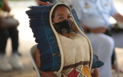 MMFDH: Indígenas recebem cestas básicas durante cerimônia realizada em Manaus (AM)