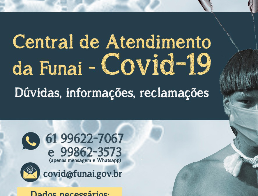 FUNAI: Funai terá novo canal de atendimento a indígenas para combate à covid-19