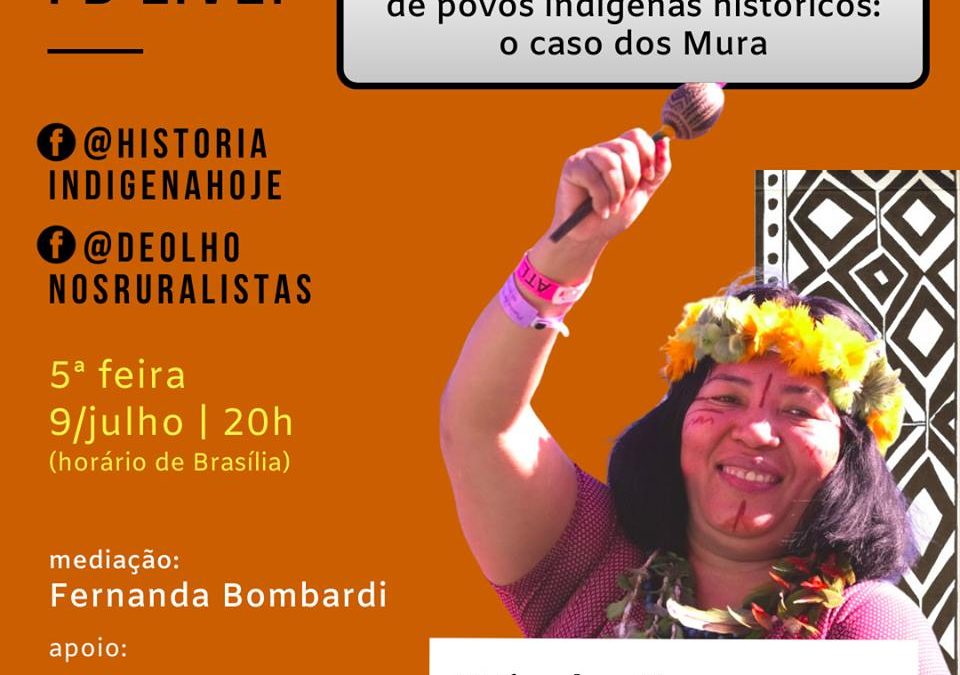 DE OLHO NOS RURALISTAS: De Olho nos Ruralistas transmitirá lives com entrevistados indígenas