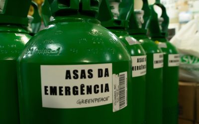 GREENPEACE: Asas da Emergência voa para áreas de fronteira e já totaliza quase 40 toneladas de ajuda humanitária