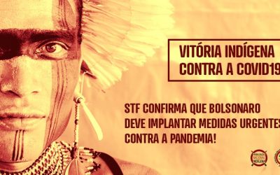 IEB: Vitória Indígena! STF confirma liminar obrigando governo Bolsonaro a combater Covid-19 entre povos indígenas