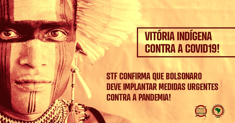 IEB: Vitória Indígena! STF confirma liminar obrigando governo Bolsonaro a combater Covid-19 entre povos indígenas