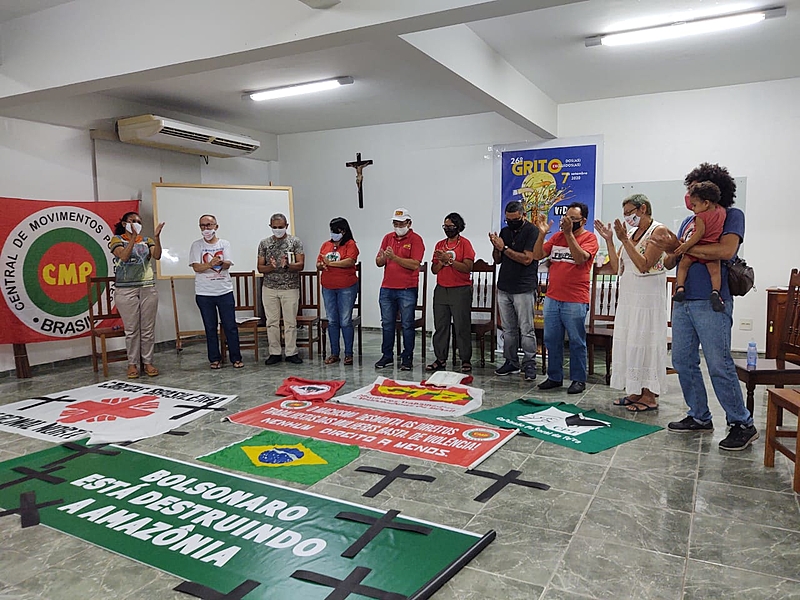 BRASIL DE FATO: Solidariedade virtual e “Fora Bolsonaro” marcam o Grito dos Excluídos 2020