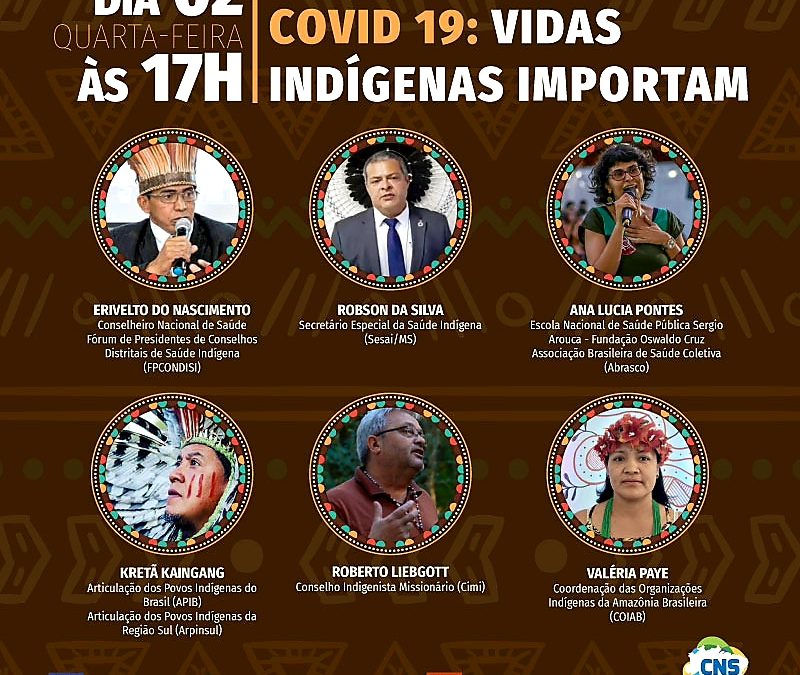 CNS: Covid-19: Sobrevivência dos povos indígenas será tema de live do CNS