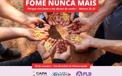 COMIN: MANIFESTO FLD-COMIN-CAPA: FOME NUNCA MAIS!