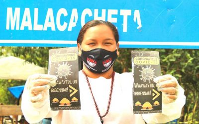 CIR: COVID-19: FOLDERS EM LÍNGUAS NATIVAS LEVAM INFORMAÇÃO A COMUNIDADES INDÍGENAS DE RORAIMA